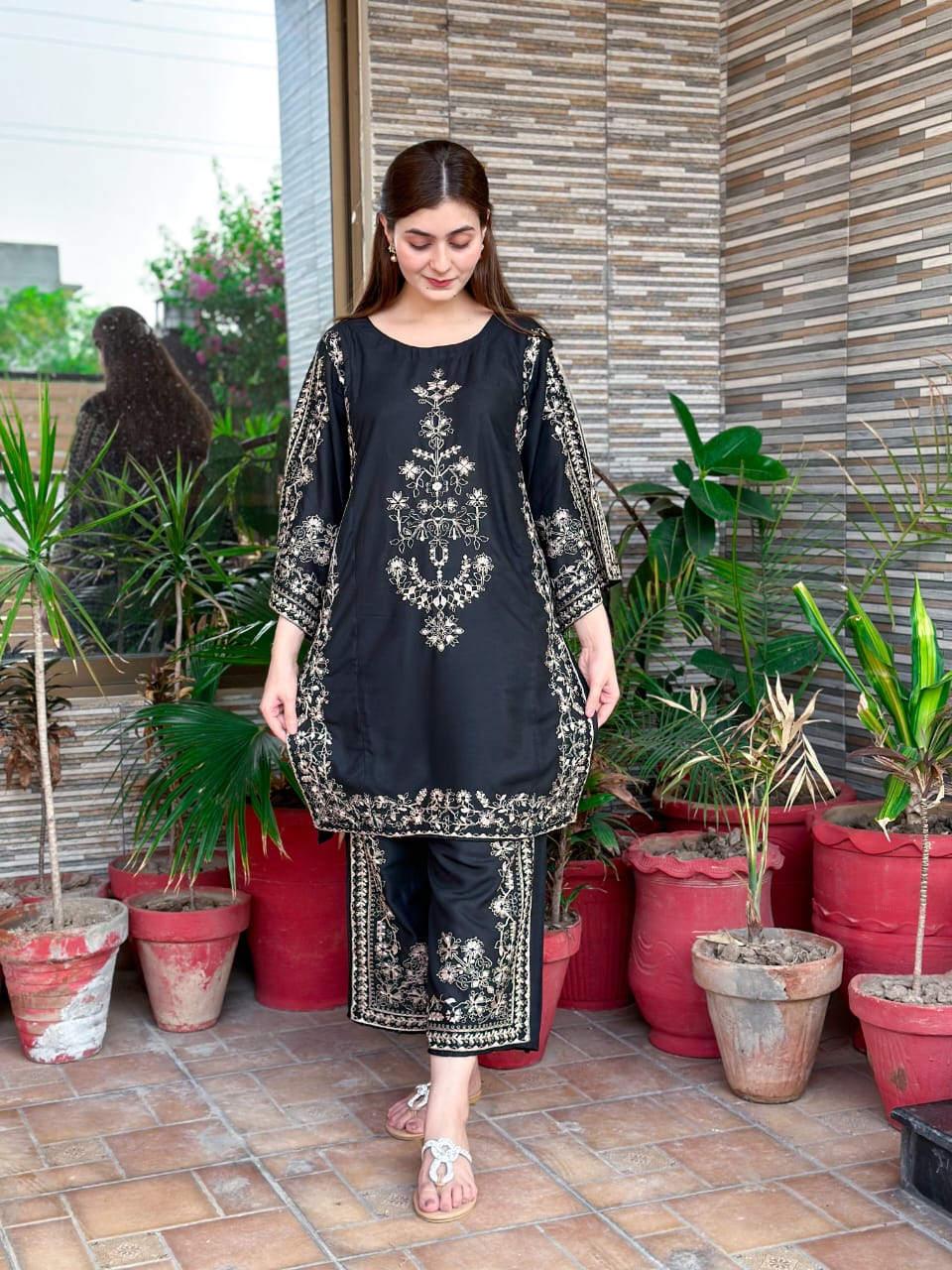 Full Work Embroidery 2Pc