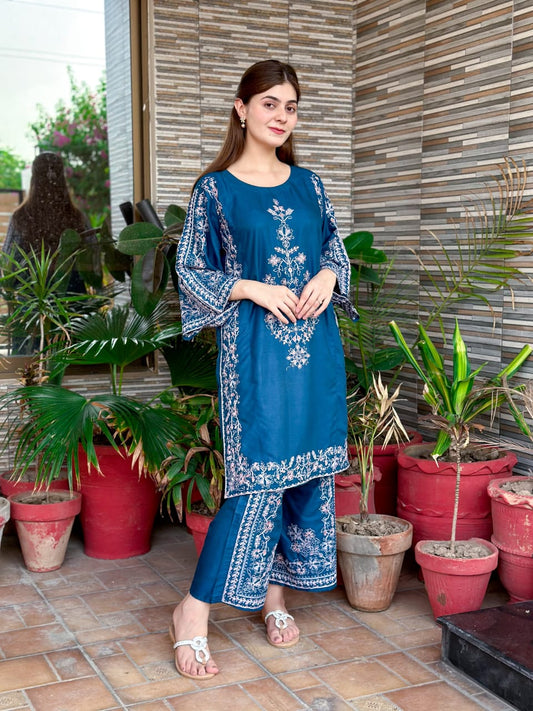 Full Work Embroidery 2Pc